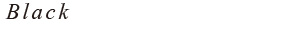 Black
